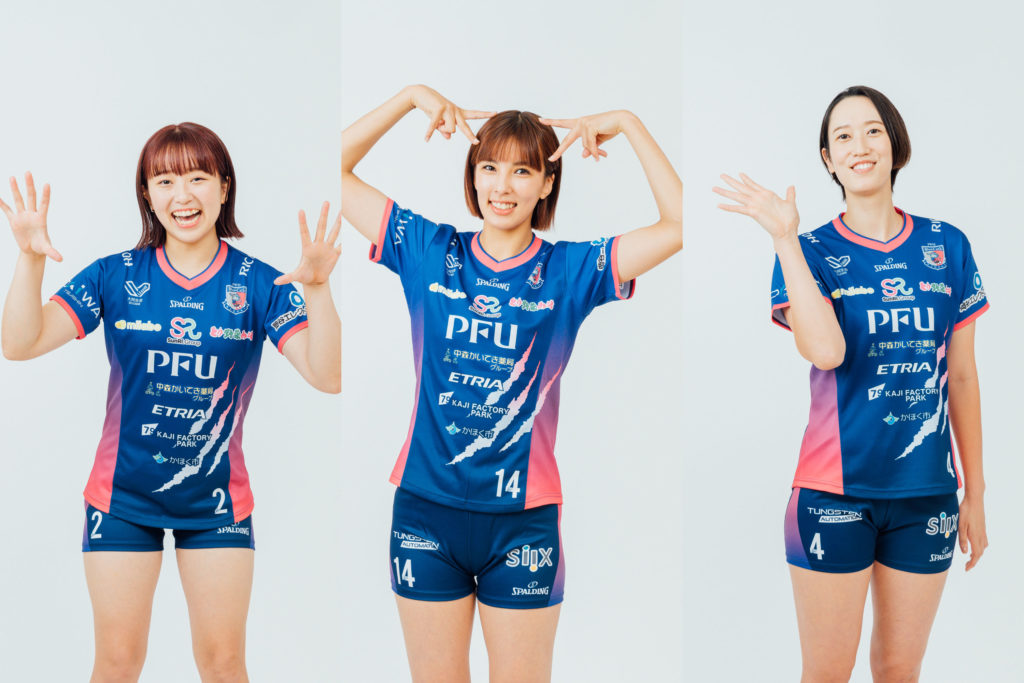 PFUブルーキャッツ 宣材写真 チーム撮影